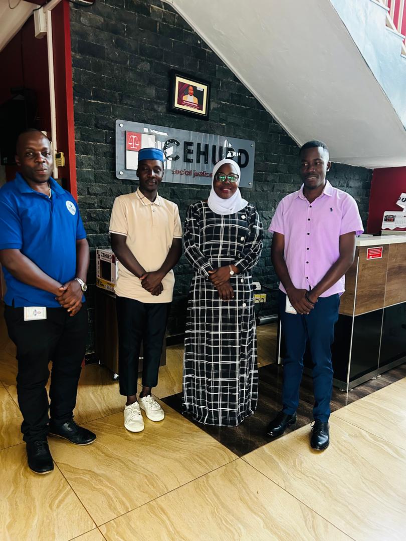 YCBN courtesy visit to CEHURD Deputy Executive Director Ms. Nakibuuka Noor Musisi in Gayaza