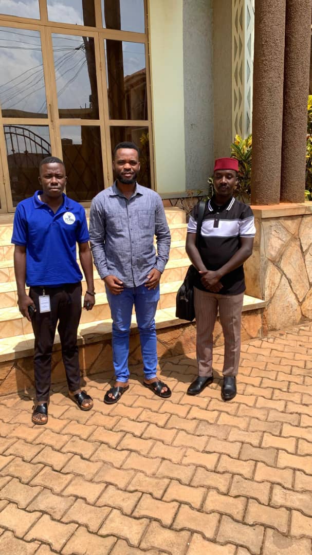 YCBN team engagement with Transcend Africa Foundation CEO Mr. Bwambale Dickson
