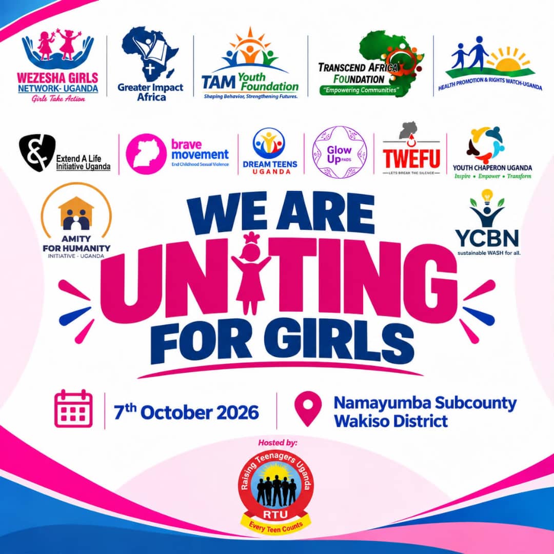 Unite for Girls outreach flyer in Namayumba